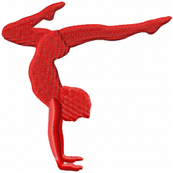 Ballet Dancer Embroidery Design 8